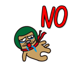 Helmet dogs sticker #3149360