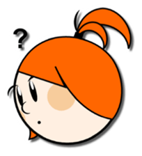 orange the blonde sticker #3149668