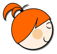 orange the blonde sticker #3149670