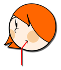 orange the blonde sticker #3149672