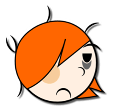 orange the blonde sticker #3149673