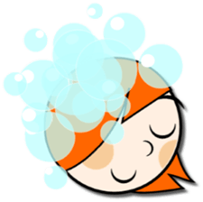 orange the blonde sticker #3149675