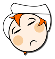 orange the blonde sticker #3149678