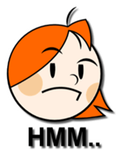 orange the blonde sticker #3149680