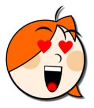 orange the blonde sticker #3149683