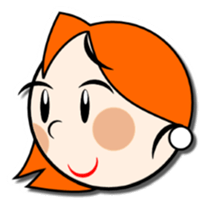 orange the blonde sticker #3149685