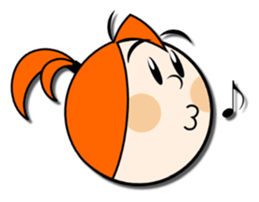 orange the blonde sticker #3149686