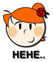 orange the blonde sticker #3149687