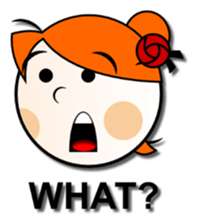 orange the blonde sticker #3149688