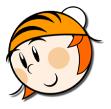 orange the blonde sticker #3149690