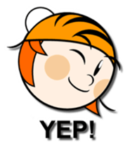 orange the blonde sticker #3149691