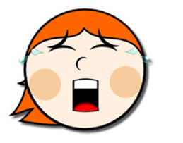 orange the blonde sticker #3149693
