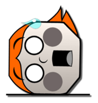 orange the blonde sticker #3149694