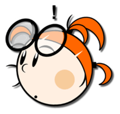 orange the blonde sticker #3149695