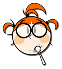 orange the blonde sticker #3149696