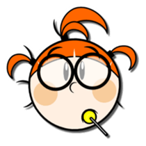 orange the blonde sticker #3149697