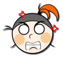 orange the blonde sticker #3149699