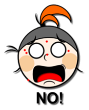 orange the blonde sticker #3149702