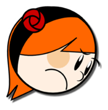 orange the blonde sticker #3149703