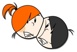 orange the blonde sticker #3149705