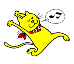 Odori Cat sticker #3150267