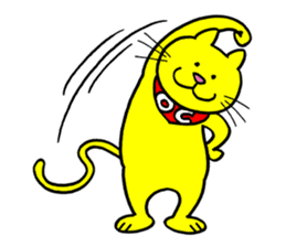 Odori Cat sticker #3150280