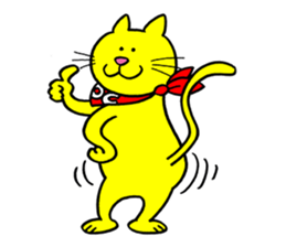 Odori Cat sticker #3150281