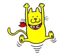 Odori Cat sticker #3150288