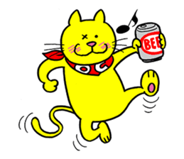 Odori Cat sticker #3150291