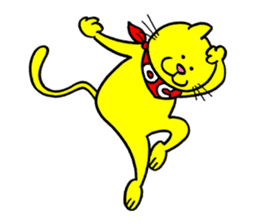 Odori Cat sticker #3150297