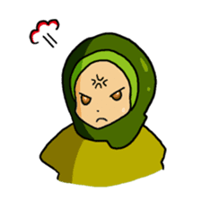 Floral girls sticker #3151159