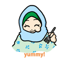 Floral girls sticker #3151162