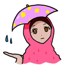 Floral girls sticker #3151163