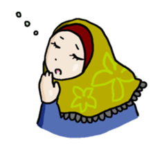 Floral girls sticker #3151165