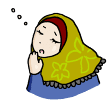 Floral girls sticker #3151165