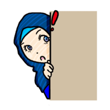 Floral girls sticker #3151166