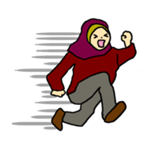 Floral girls sticker #3151168