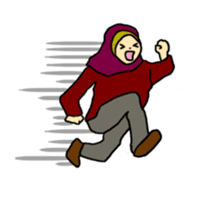 Floral girls sticker #3151168