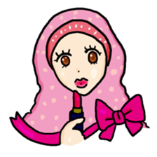 Floral girls sticker #3151172