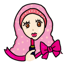 Floral girls sticker #3151172