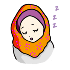 Floral girls sticker #3151174