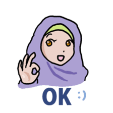 Floral girls sticker #3151176