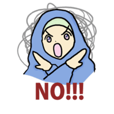 Floral girls sticker #3151177