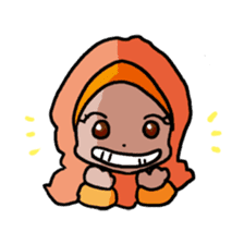 Floral girls sticker #3151178