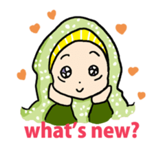 Floral girls sticker #3151179