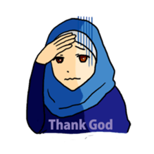 Floral girls sticker #3151183