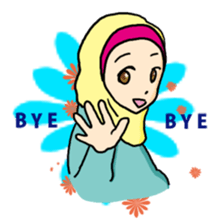 Floral girls sticker #3151185