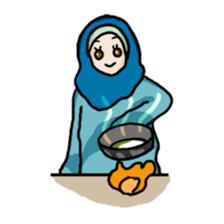 Floral girls sticker #3151186