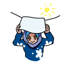 Floral girls sticker #3151187