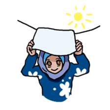 Floral girls sticker #3151187